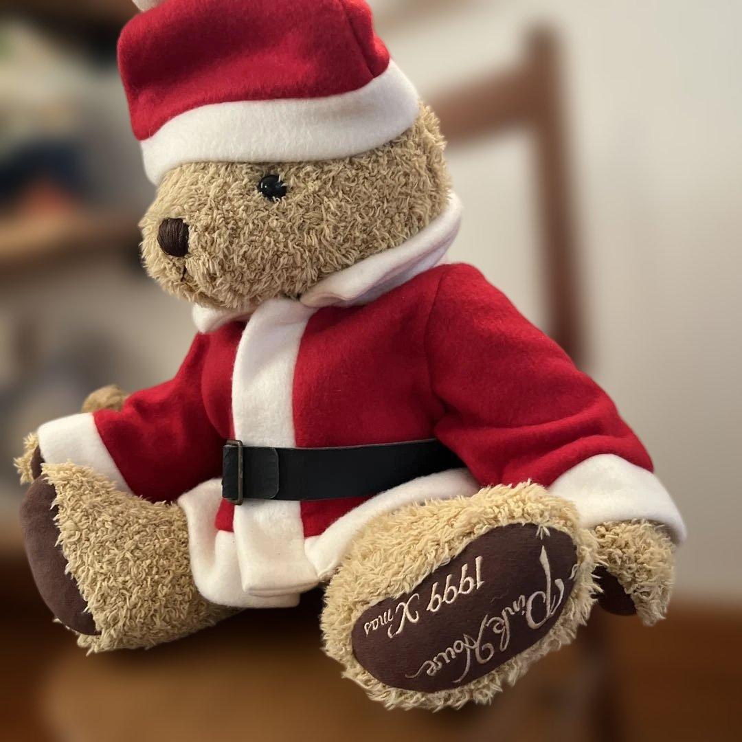 ピンクハウス サンタクロースの服を着たクマぬいぐるみ 1999年製