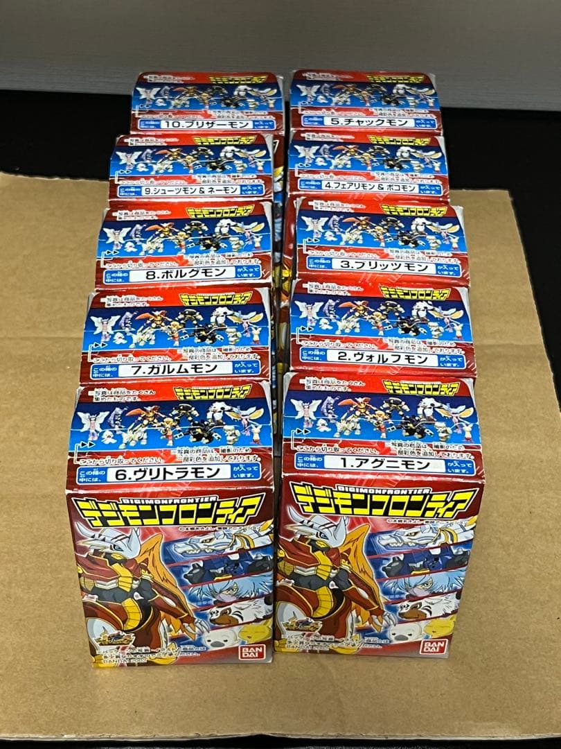 デジモンフロンティア 新品未使用 10個セット 当時物 フィギュア コレクション