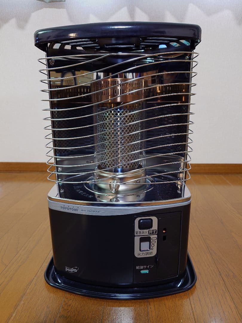 【美品】トヨトミ 石油ストーブ RS-H297E ブラック