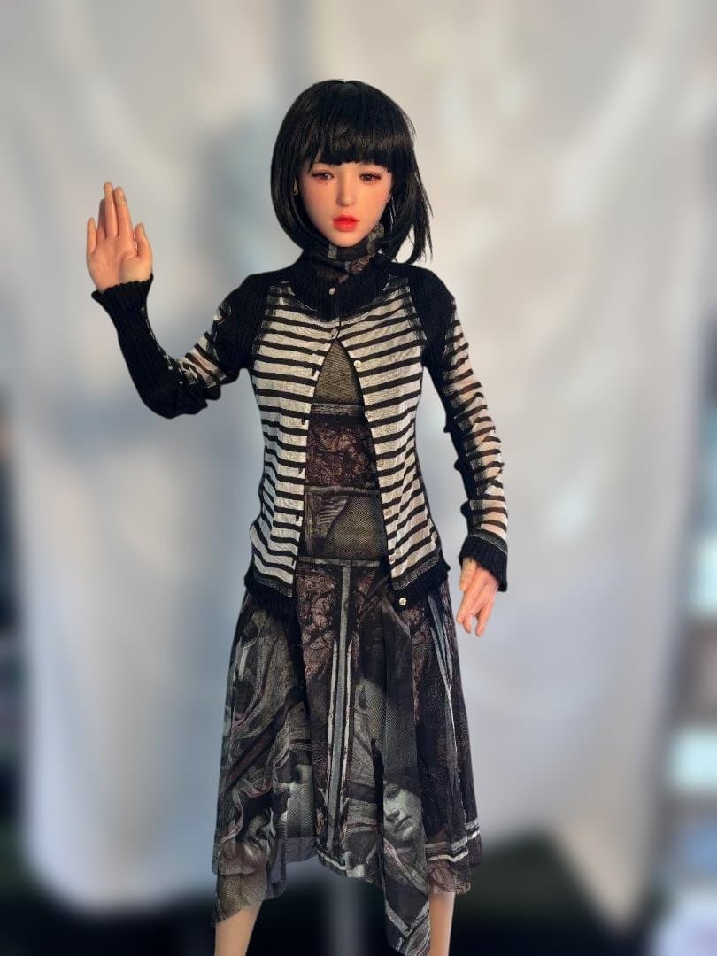 JeanPaul GAULTIER 総柄パワーネットワンピース&キャミソール