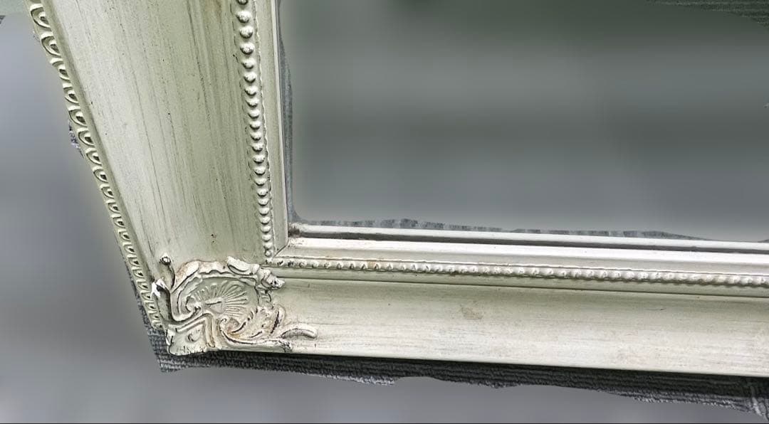 4/20まで限定販売【輸入品！美品】白いヨーロピアンの大きい全身鏡