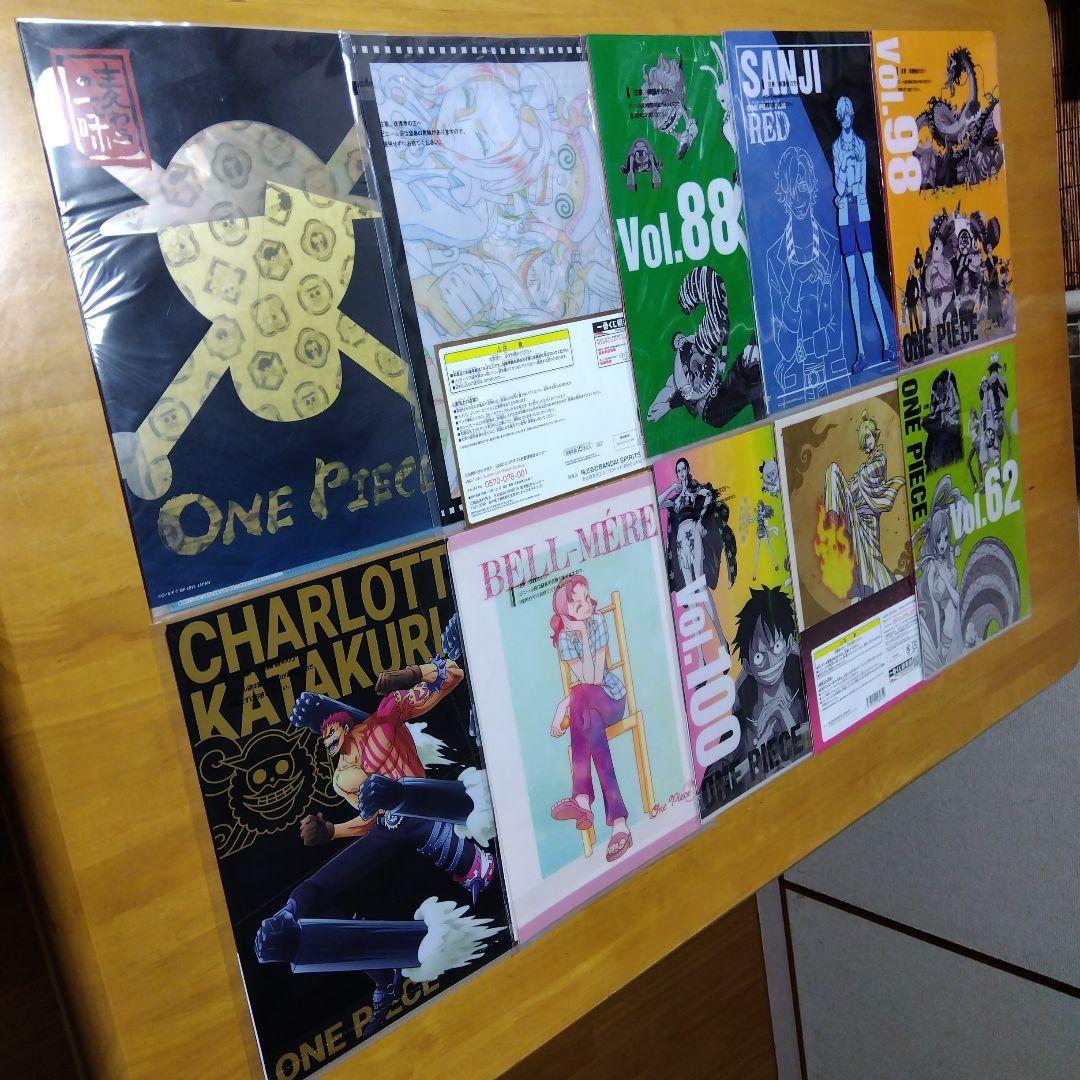 アニメ ワンピース　Ａ−４クリアファイル まとめ売り 大量１６６枚