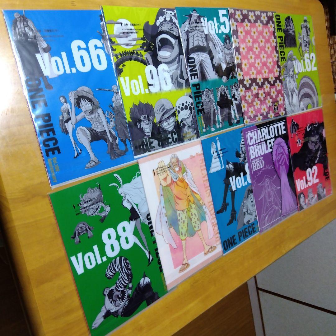 アニメ ワンピース　Ａ−４クリアファイル まとめ売り 大量１６６枚