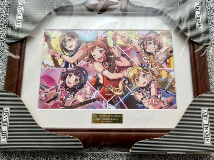 バンドリ！メモリアルフレームアート　Poppin'party 新品未開封ポピパ