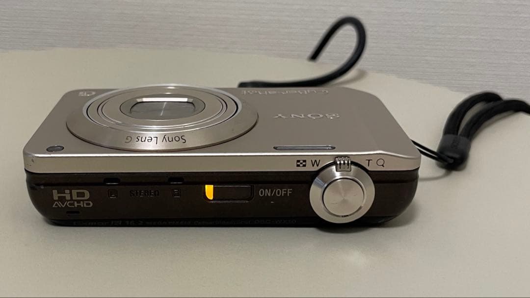 SONYソニー サイバーショット DSC-WX10 ゴールド　充電コード付