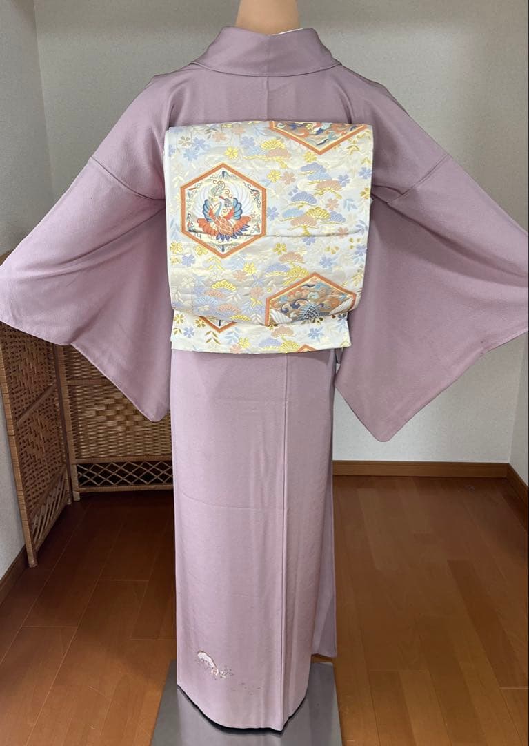 正絹訪問着　作家物　蘇州刺繍七五三　お宮参