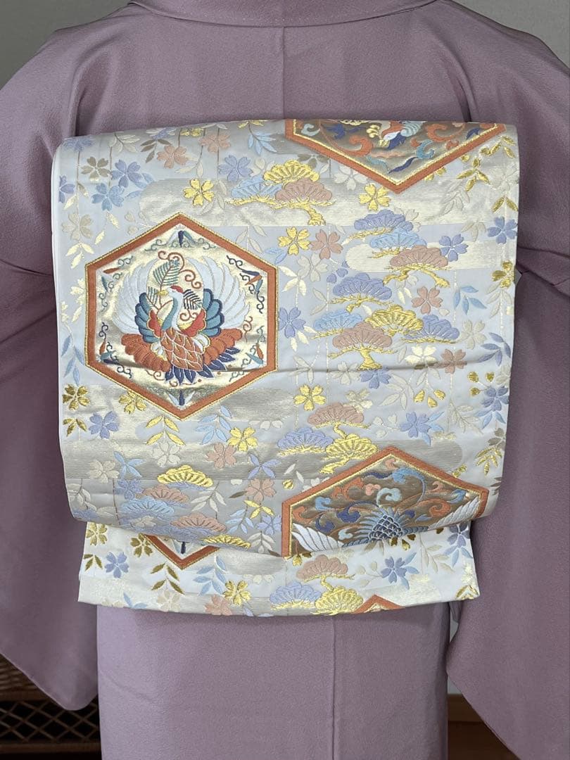 正絹訪問着　作家物　蘇州刺繍七五三　お宮参