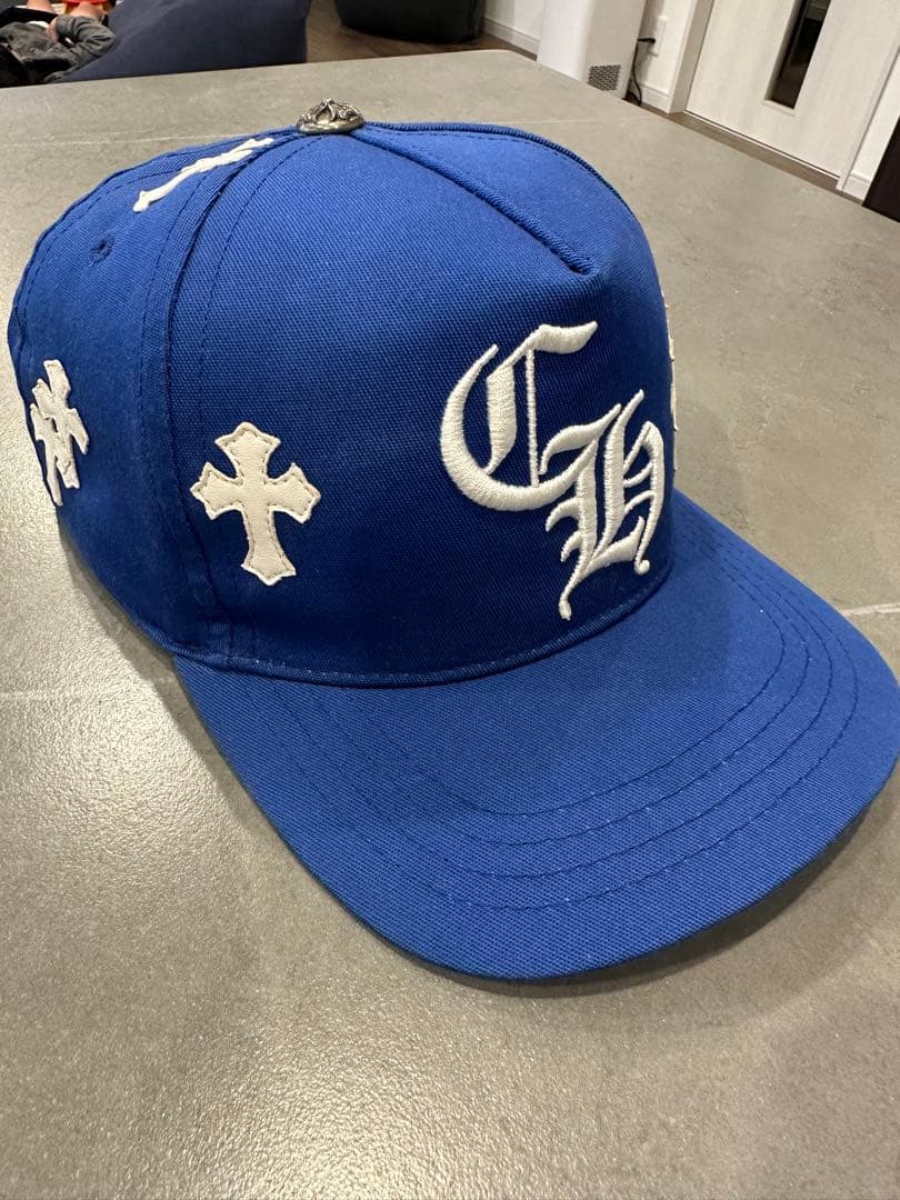 S*N様 CHROME HEARTS クロムハーツキャップレザークロス　CH刺繍