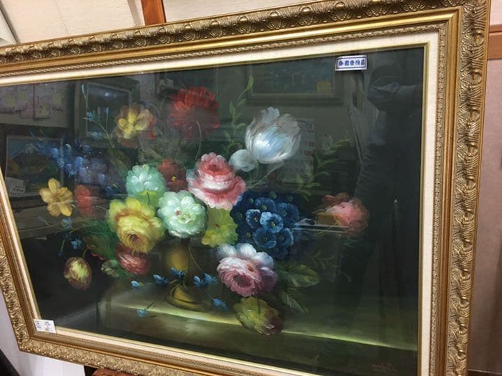 油絵　肉筆画(手描き) イタリア　ズーチエリ作品