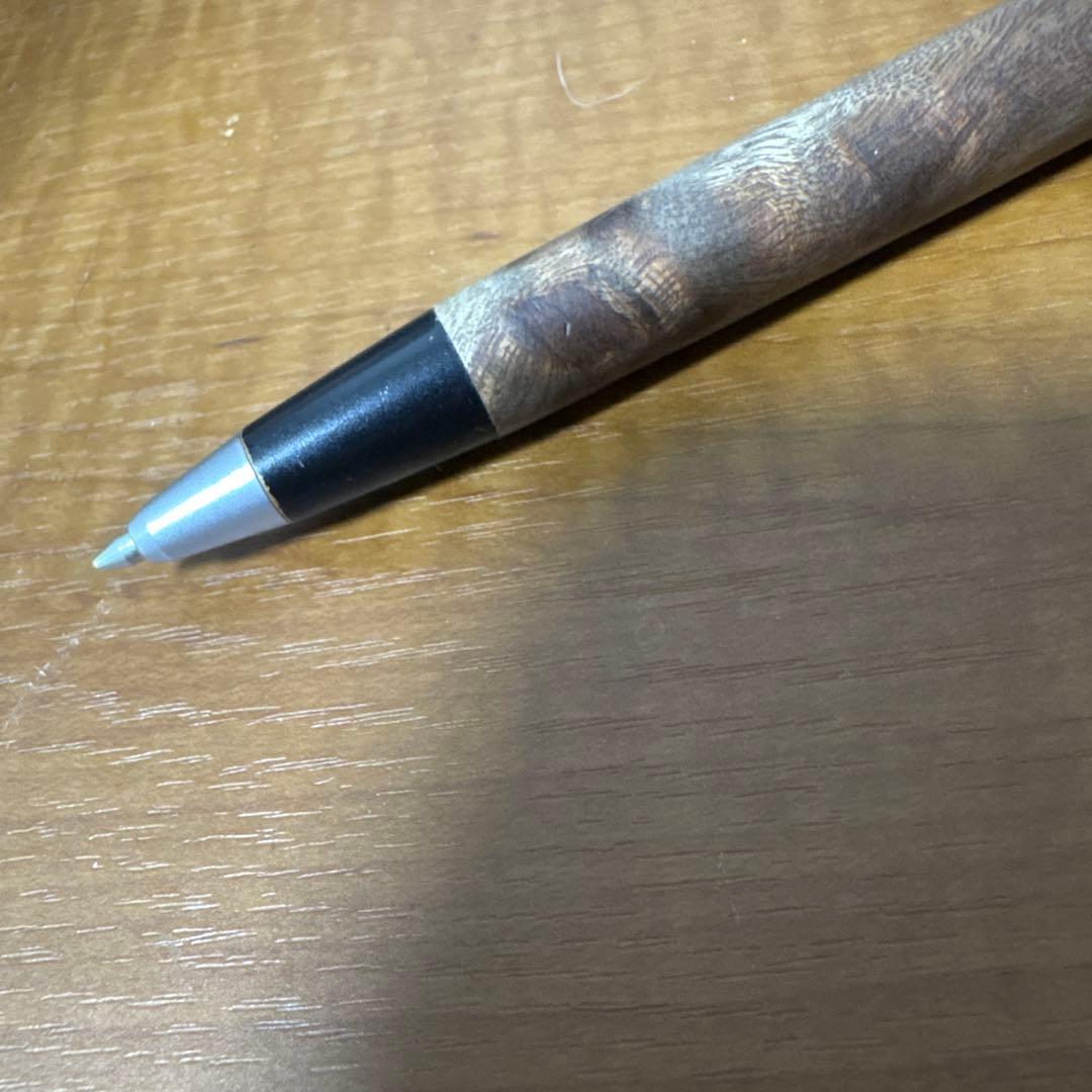 【超希少】野原工芸　マーブルウッド　旧型シャーペン(固定式口金)