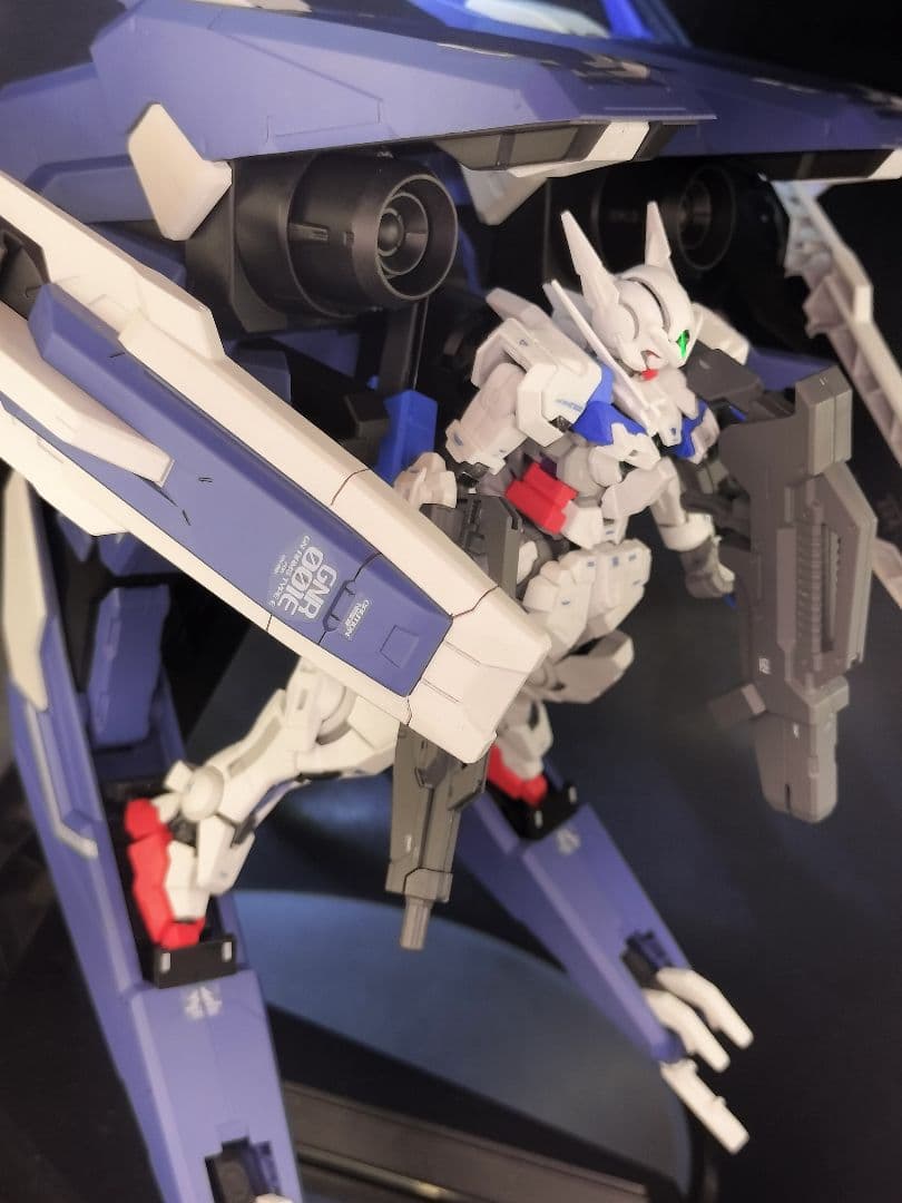 RG ガンダム アストレア + GNアームズ(リアルカラーver) 塗装 完成品