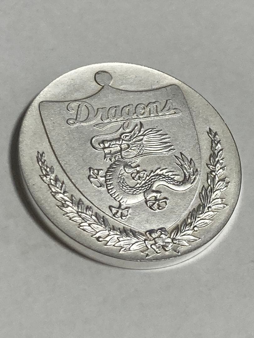 中日ドラゴンズ 優勝記念メダル1974年／純銀SV1000メダル