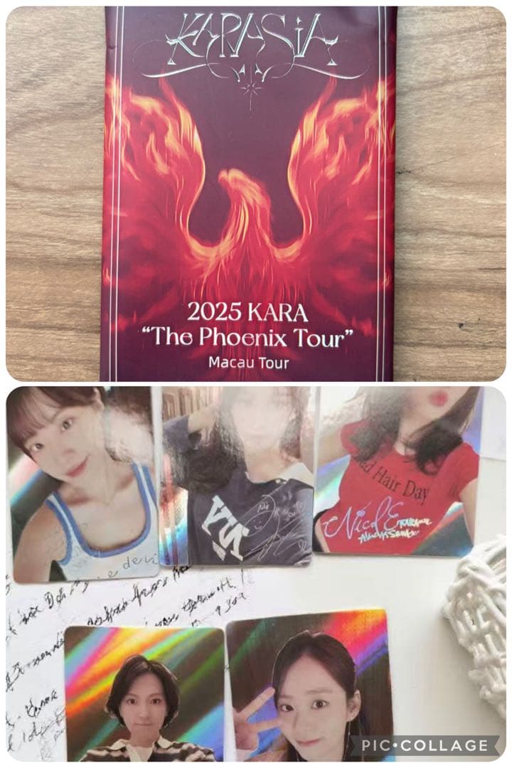 KARA KARASIA マカオライブ VIP特典トレカ 限定トレカ+ポスター
