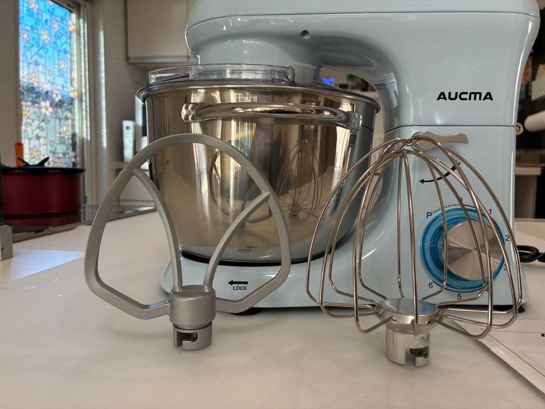 【美品】AUCMAスタンドミキサー SM-1515 4.5Lホイッパー他付属品付