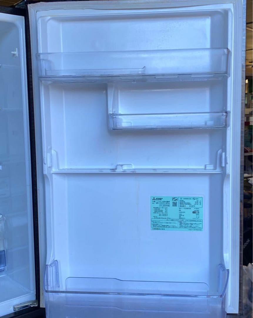 MITSUBISHI 三菱 3ドア ノンフロン冷凍冷蔵庫 365L 右開き
