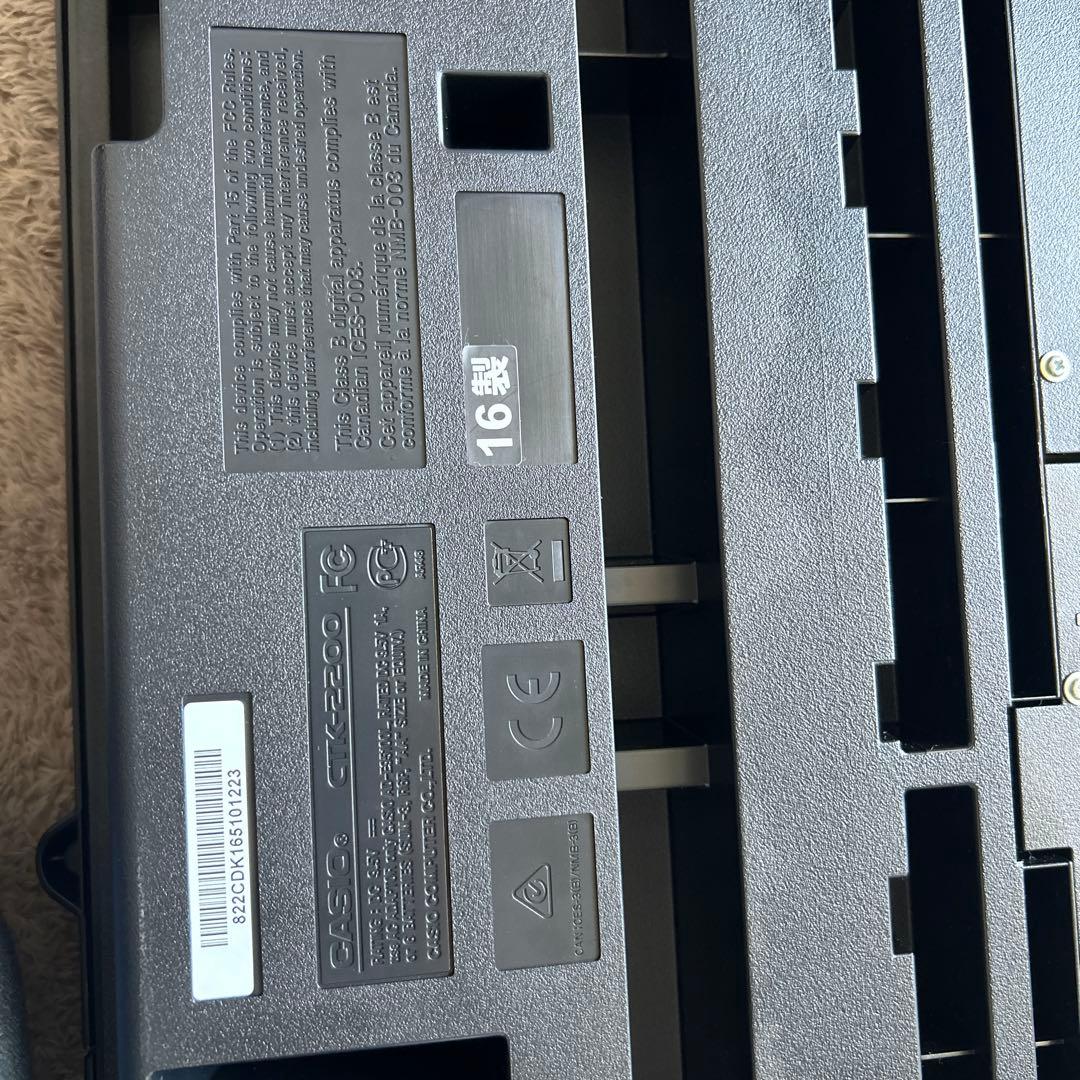 CASIO CTK-2200 電子キーボード 本体のみ 音出し確認済み