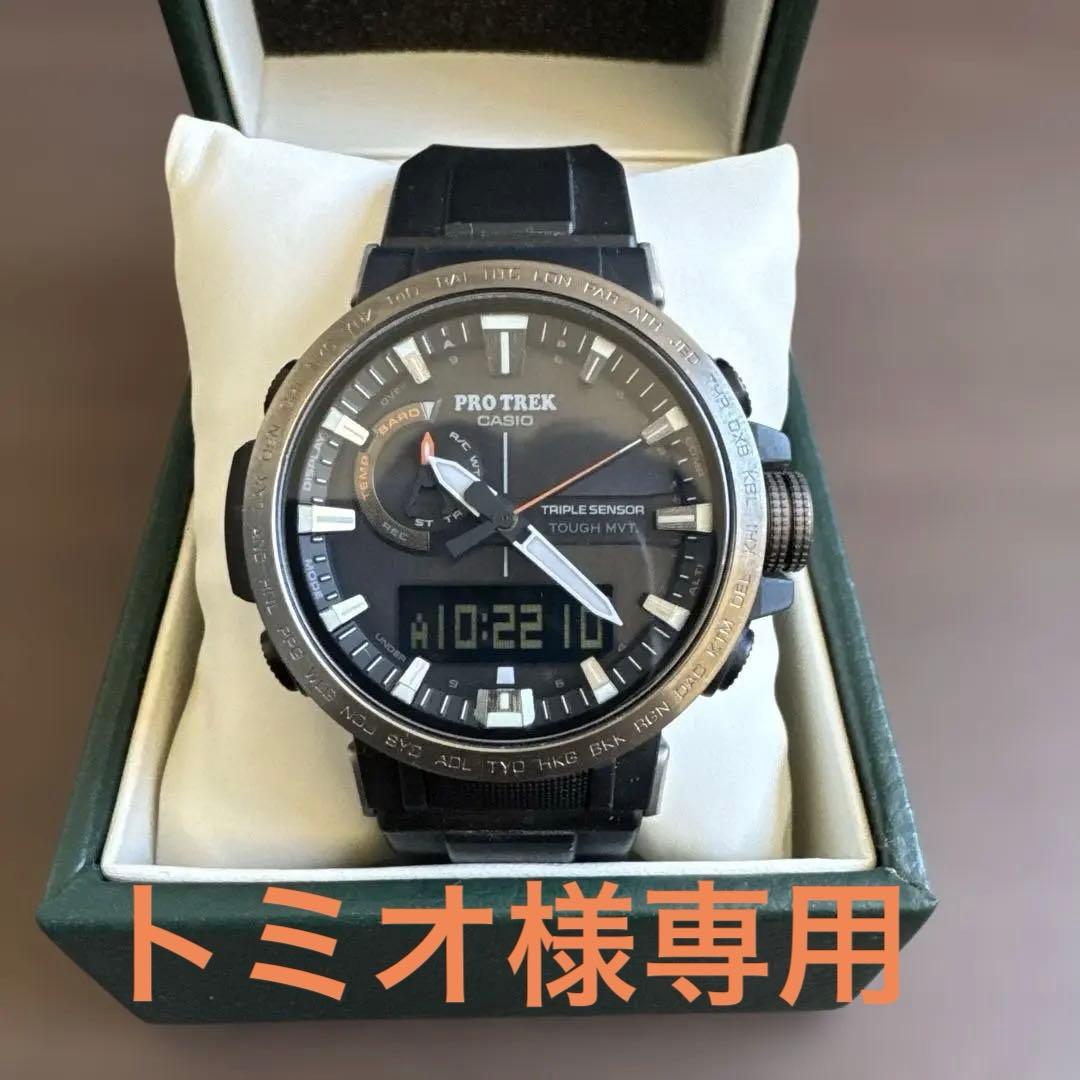 美品 CASIO PROTREK PRW-60Y メンズ腕時計 クライマーライン