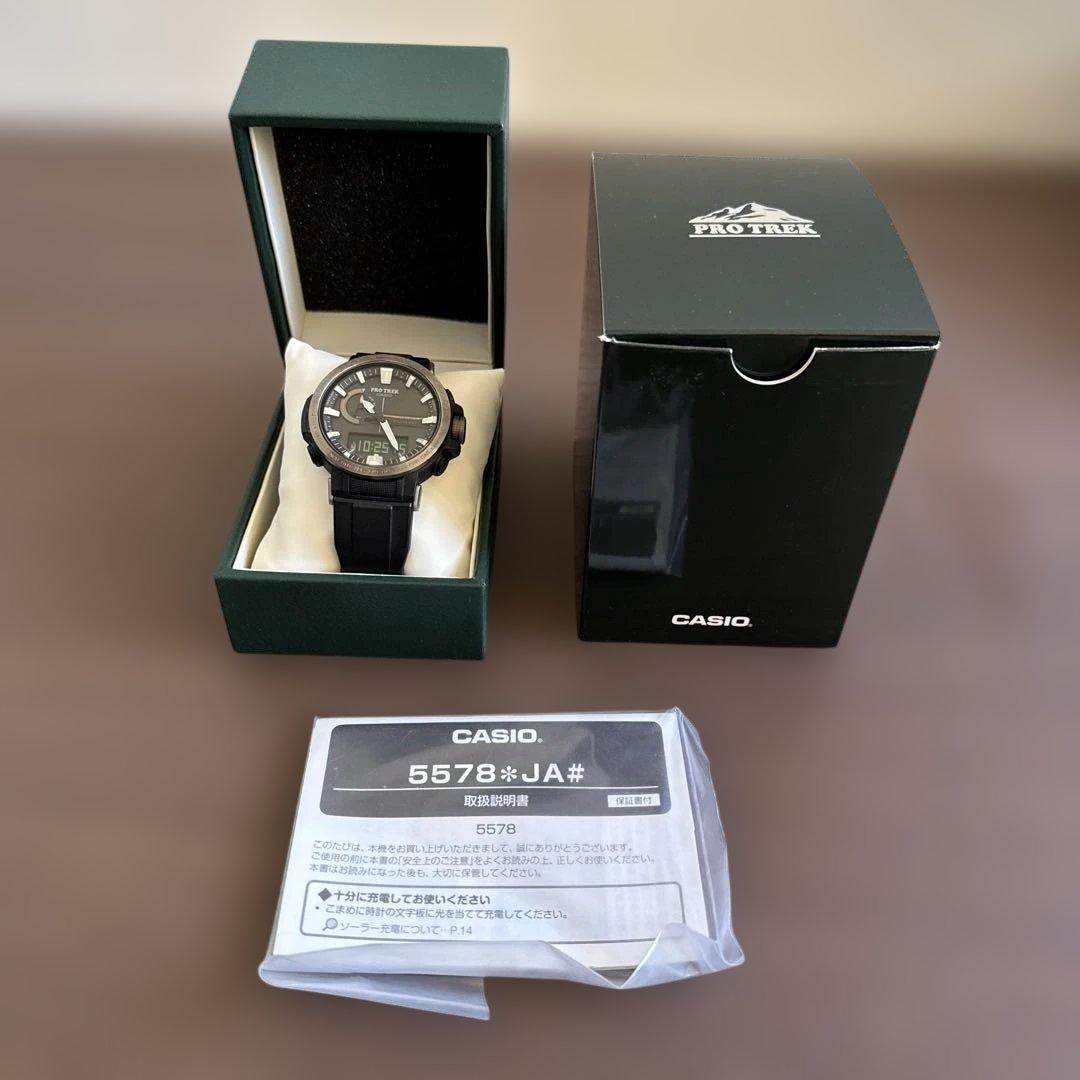 美品 CASIO PROTREK PRW-60Y メンズ腕時計 クライマーライン