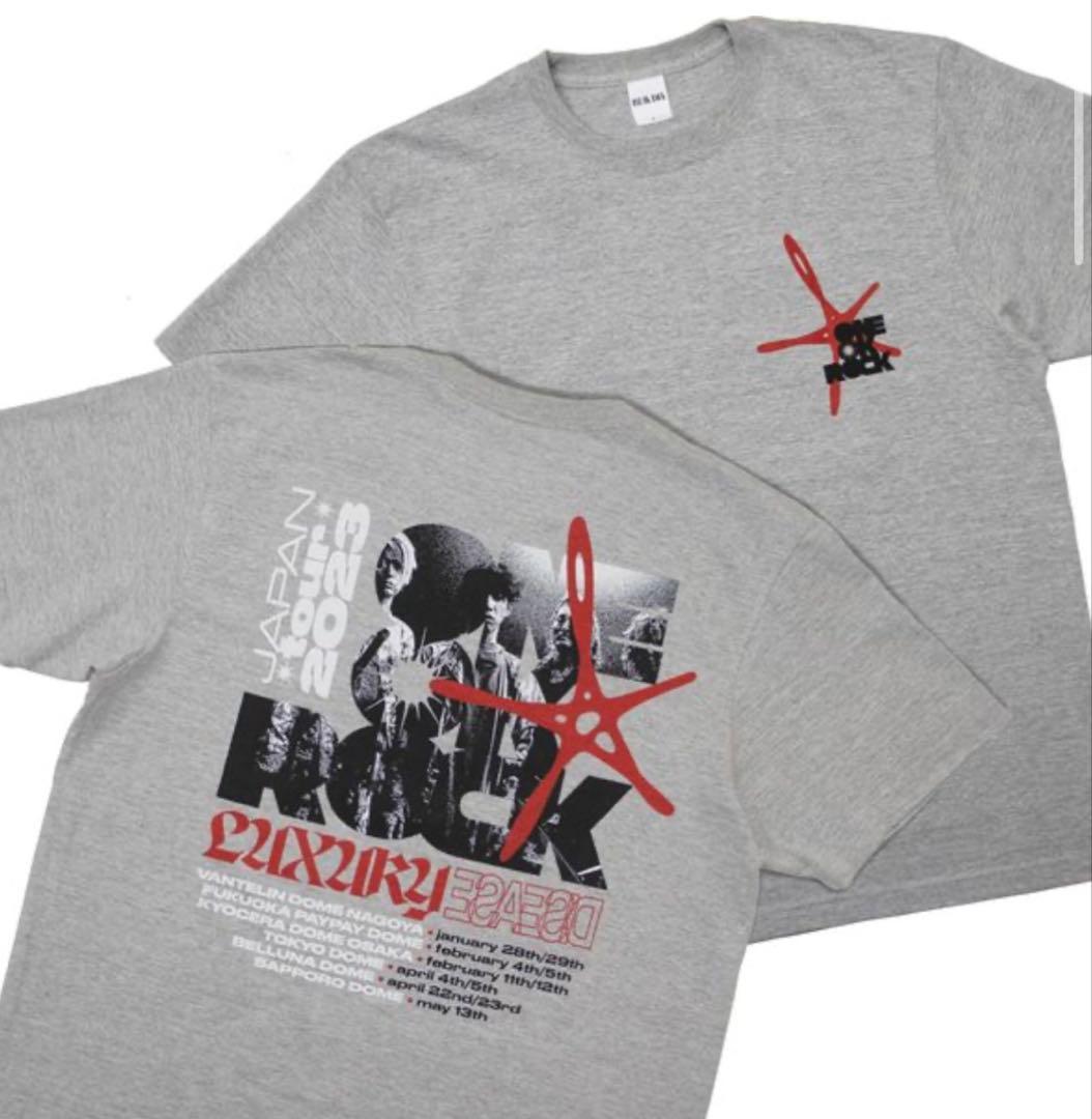 【新品未開封】ONE OK ROCK 2023 DOME TシャツA GRAY