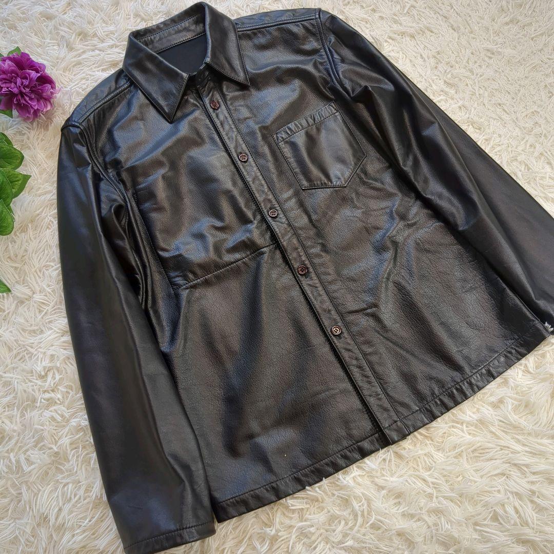 比較的美品 ヨウジヤマモト Durban AAR 牛革 レザージャケット