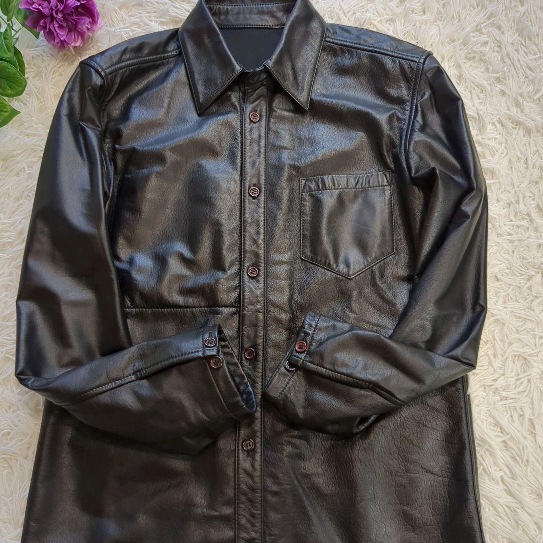 比較的美品 ヨウジヤマモト Durban AAR 牛革 レザージャケット
