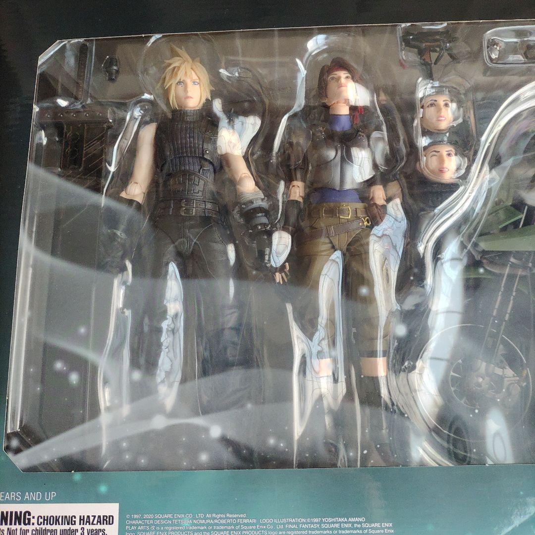 FF7 リメイク PLAY ARTS改 ジェシー クラウド＆バイクSET