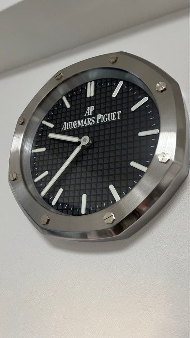 最終金額　AP オーデマピゲ ブラック　掛け時計 掛時計 非売品