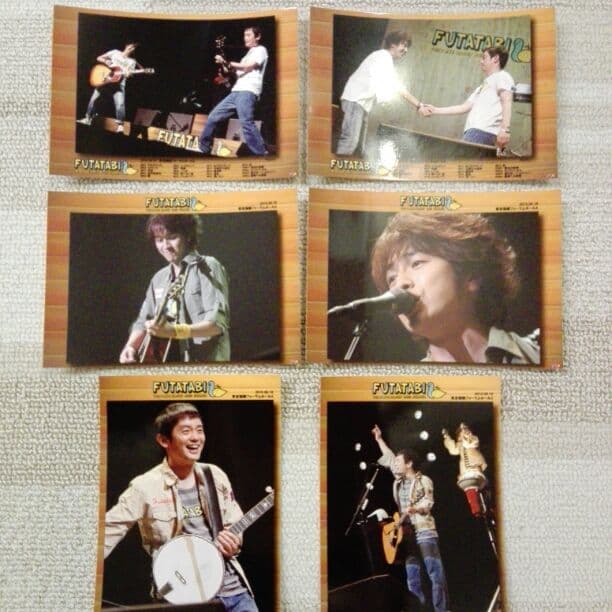 [おまけ]ゆず　メモカぴあ6枚セット　FUTATABI ライブ　8.16
