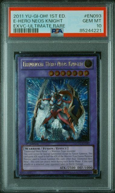 PSA10 E-HERO ネオスナイト 英語 レリーフ 1st