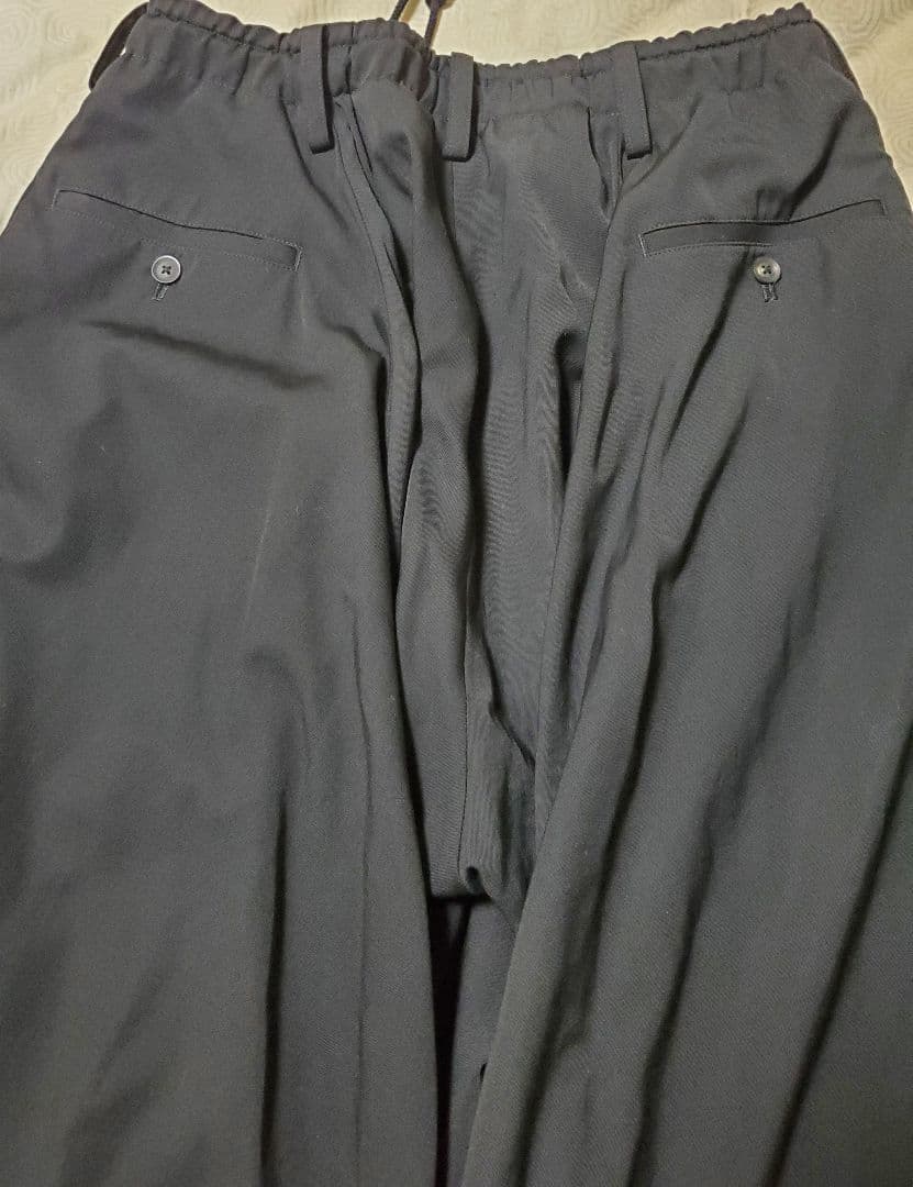 yohji yamamoto pour homme カラスパンツ19ss ギャバ