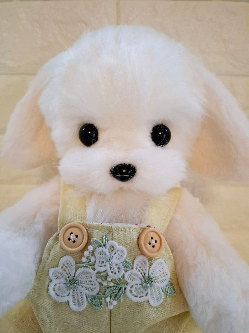 13.ぬいぐるみ、テディマルチーズ、犬、ハンドメイド、オリジナル特大、サロペット
