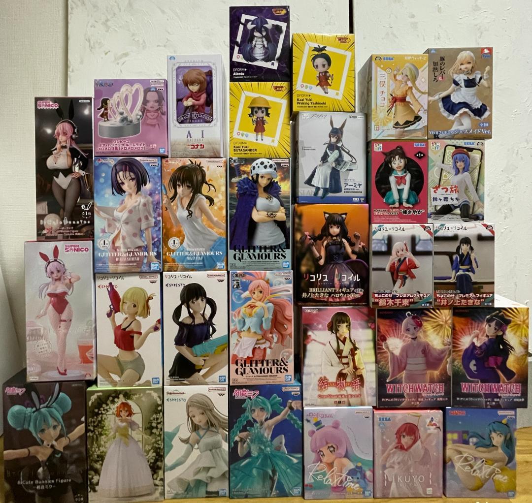 未開封/被りなし 美少女系 可愛い プライズ フィギュア 31点セット