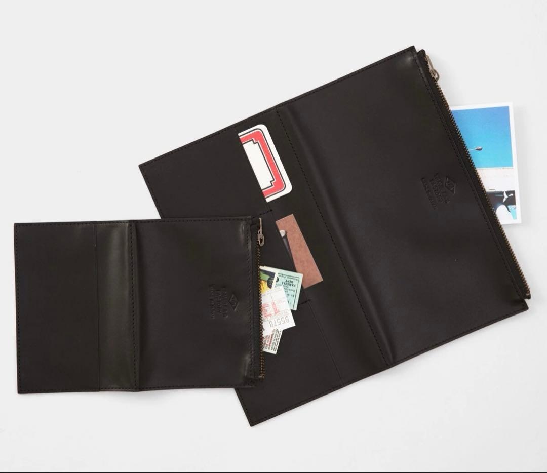 トラベラーズファクトリー レザージッパーケース 黒