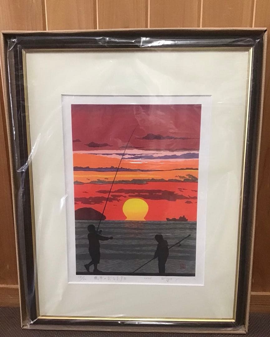 風早のだるま夕日