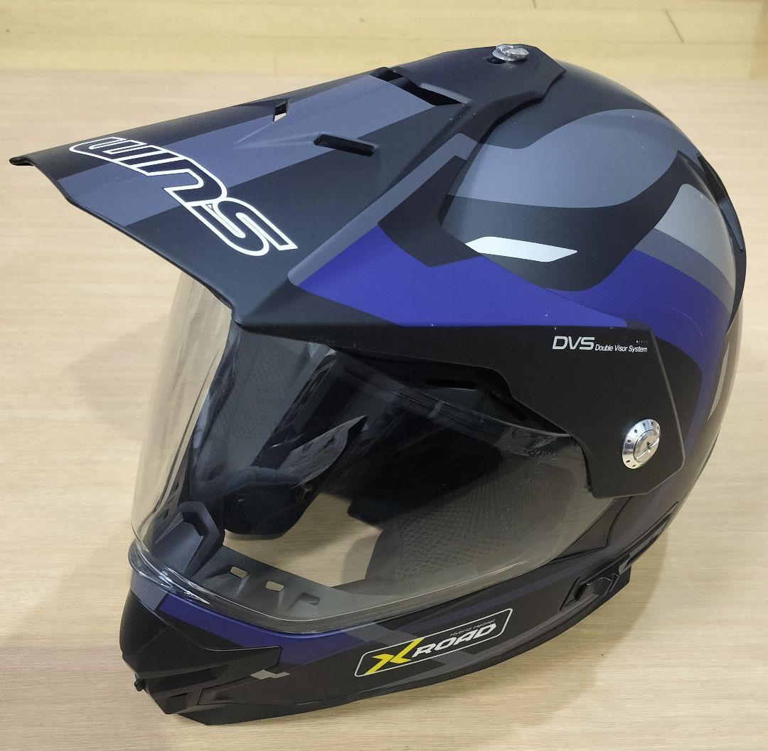 WINS X-ROAD FREE RIDE マットブラック × ブルー Mサイズ