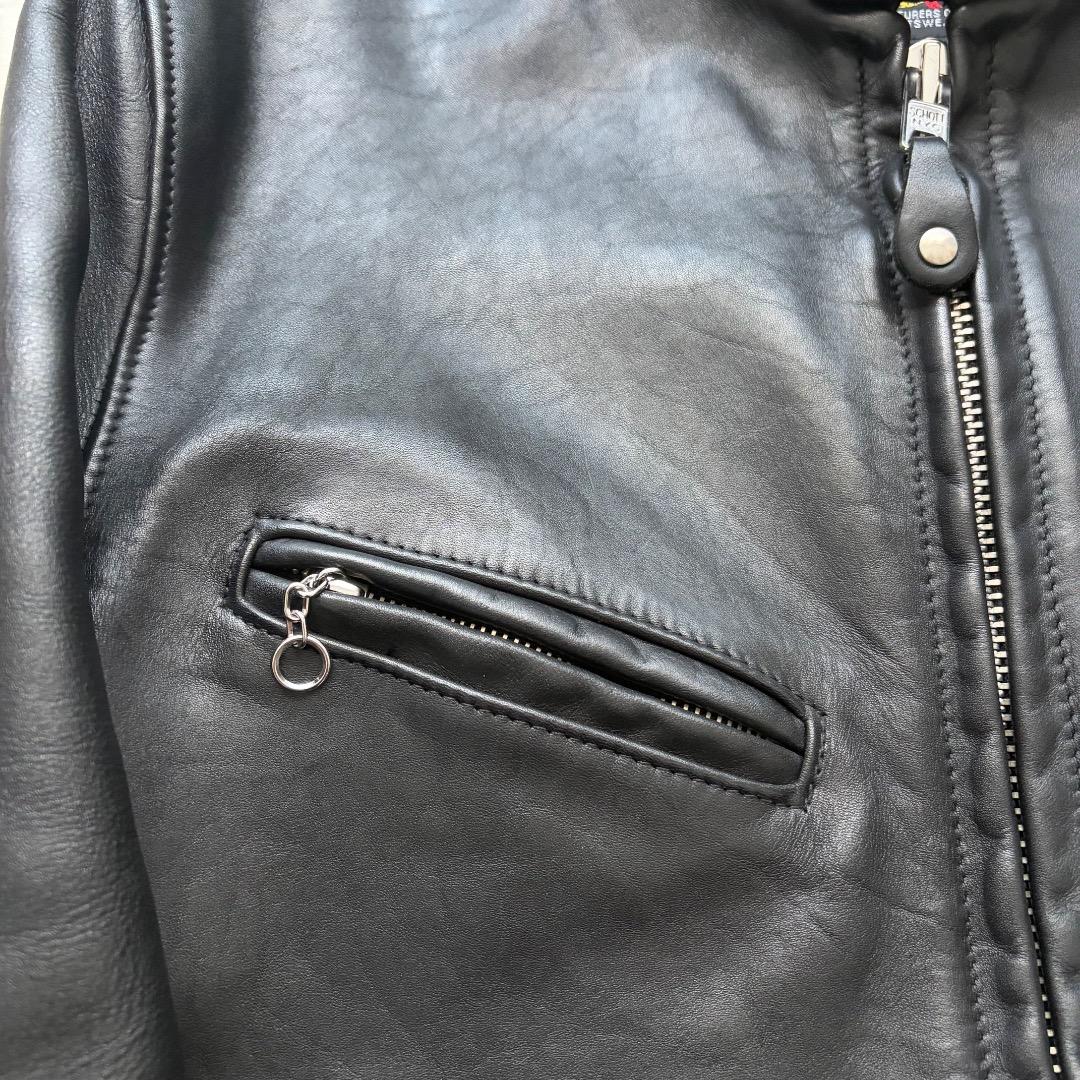 Schott 641XX シングルライダース 40 ステアハイド 逆ハ