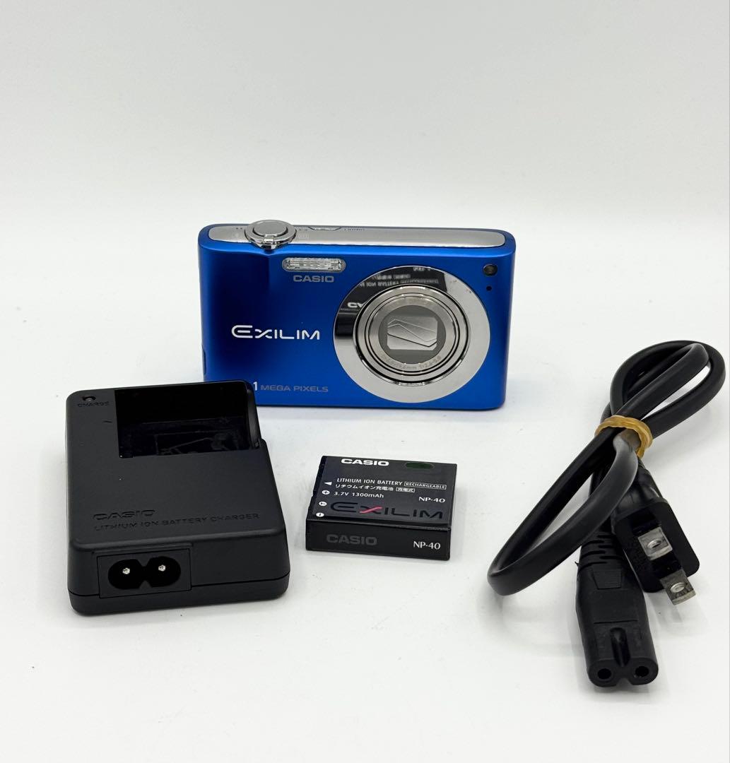 【美品】 CASIO EXILIM EX-Z100 ブルー 動作確認済み