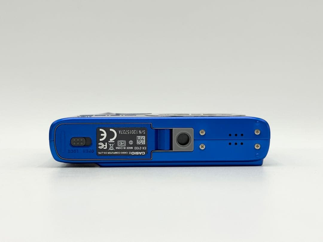 【美品】 CASIO EXILIM EX-Z100 ブルー 動作確認済み