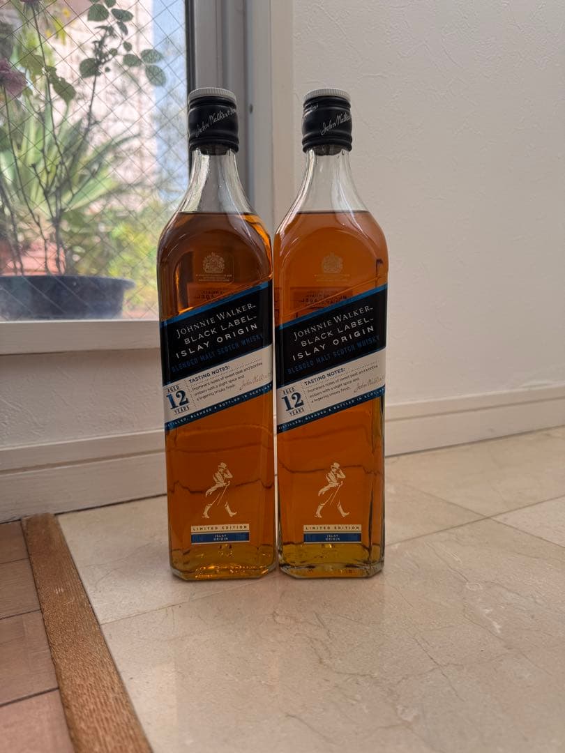 ジョニーウォーカー ブラックラベル 12年 アイラオリジン 2本セット
