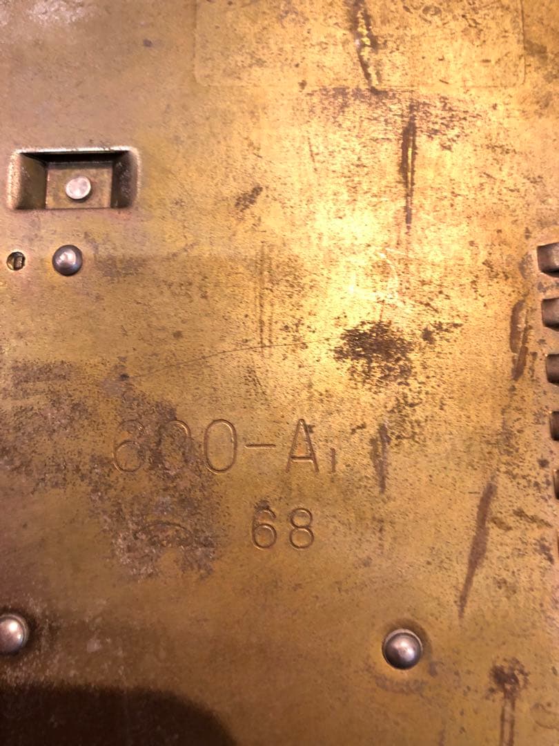 【お値下げ】昭和レトロ　黒電話　ダイヤル式固定電話・600-A1