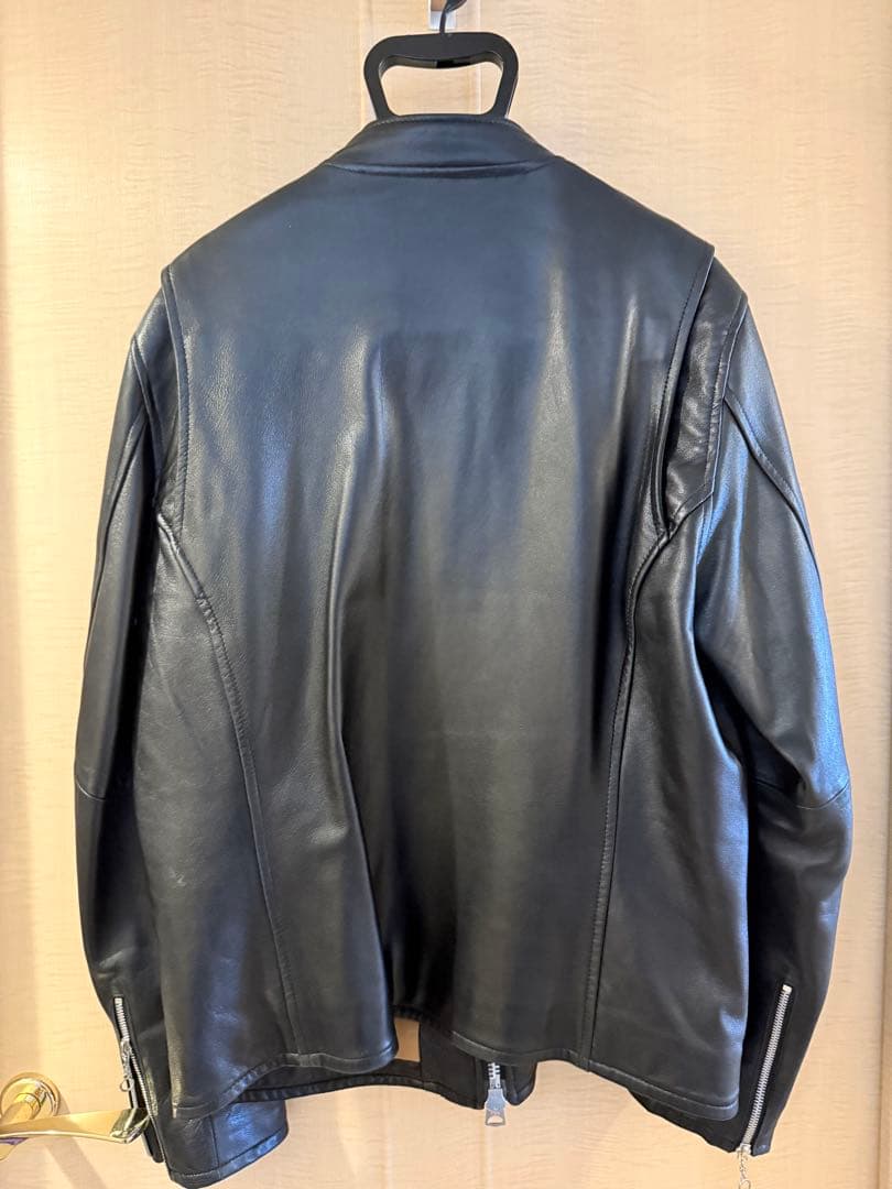 シングルレザーライダースジャケット XL RetroGrade