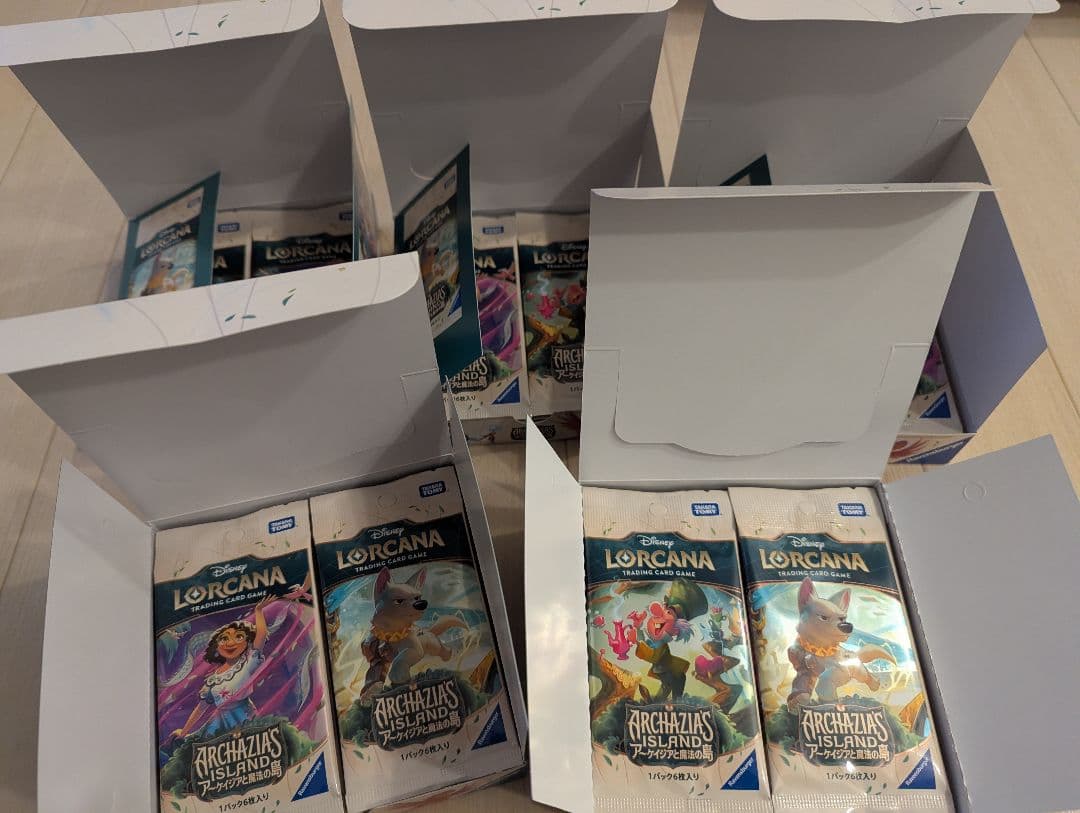 ディズニーロルカナ アーケイジアと魔法の島 5BOX 　+おまけ付き