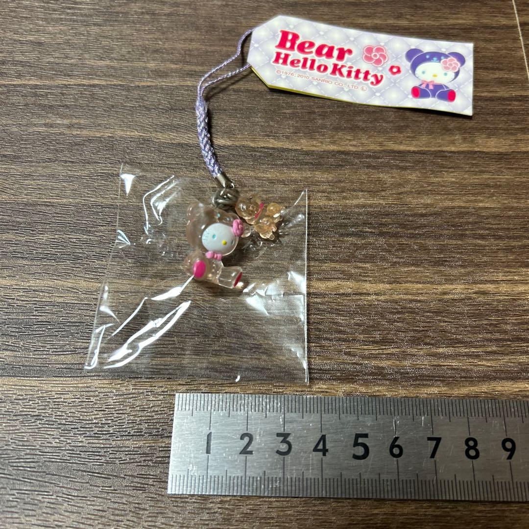 2010年　サンリオ　キティ　ベア　プードル　根付　ストラップ