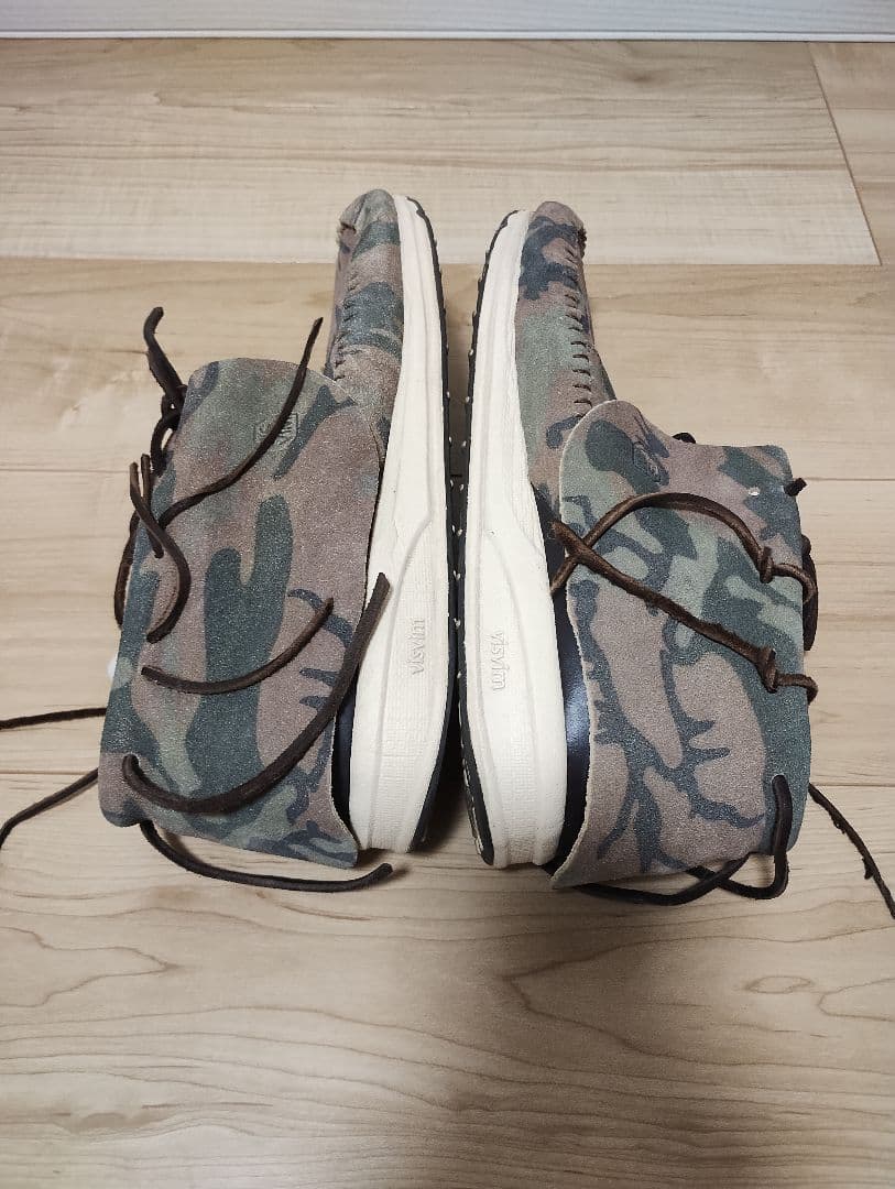 靴 USED VISVIM G FBT DPM BROWN US9.5 27.5cm