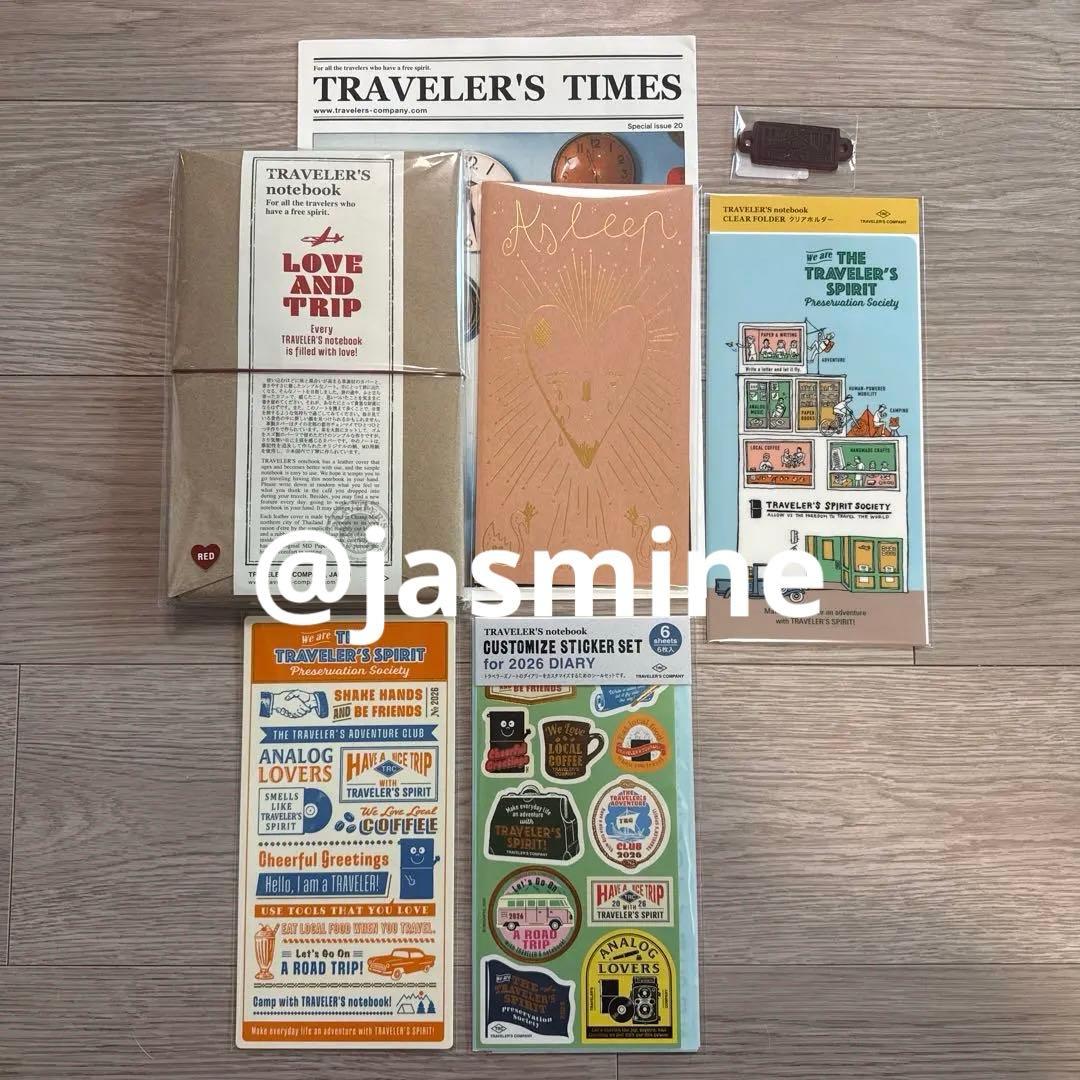 【限定】トラベラーズノート Love and Trip &ダイアリー5点セット