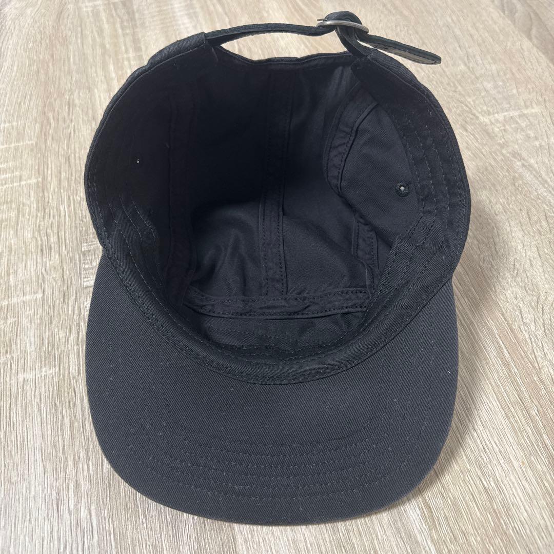 Supreme／WashedChinoTwillCampCap ブラック