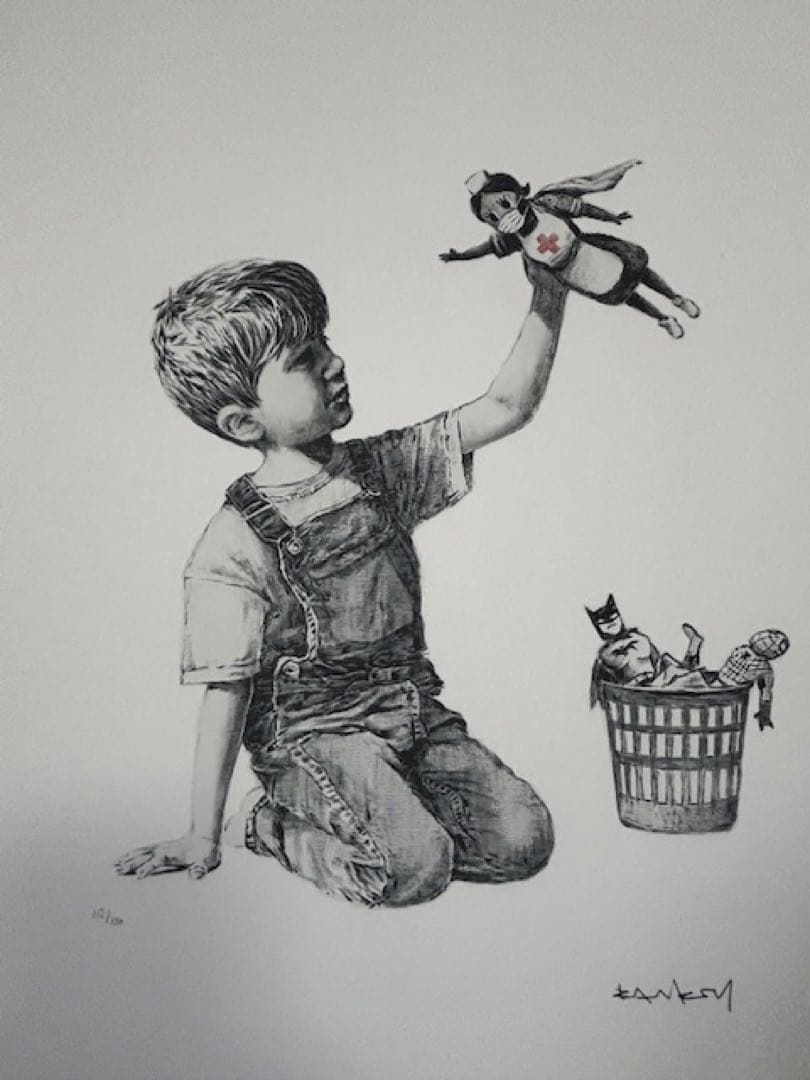 (Banksy),ゲームチェンジャー Game Changer リトグラフ