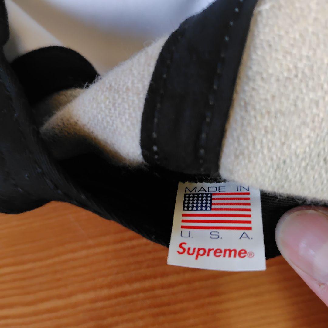 シュプリームSロゴ迷彩キャップ