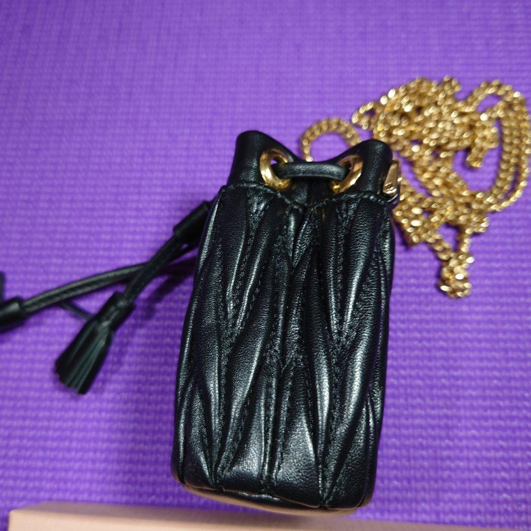 Miu Miu ブラックミニバッグ(小物Keyケース)