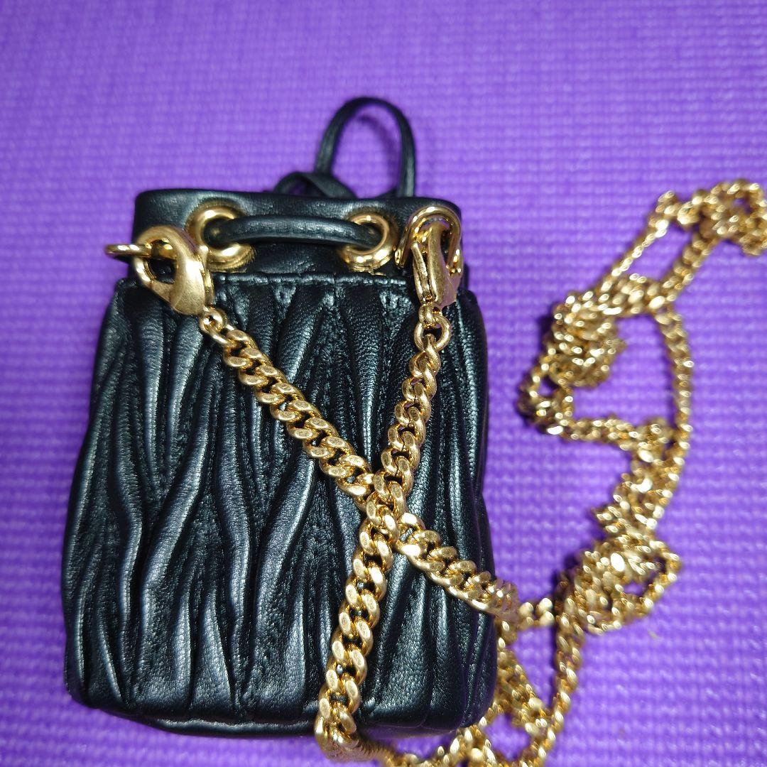 Miu Miu ブラックミニバッグ(小物Keyケース)